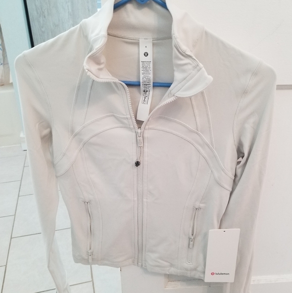 lululemon athletica Jackets & Blazers - Nwt cropped bone define jacket size 6